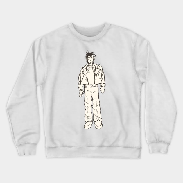 Punk lad Crewneck Sweatshirt by PeachyDoodle